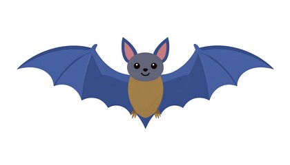 Cute cartoon bat