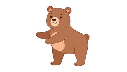 Cute cartoon bear