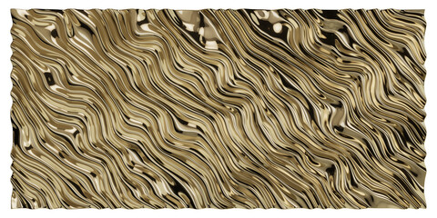 Golden Abstract Liquid Metal Texture Background