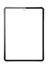 Vector illustration of illustration of modern tablet computer with blank screen