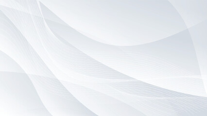 abstract white and grey background with graphic geometric shape and lines decoration