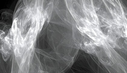 Abstract grayscale swirling forms