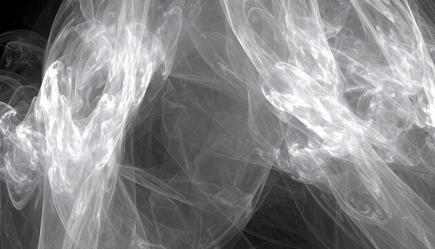 Abstract grayscale swirling forms - Powered by Adobe