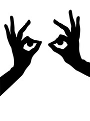 EYE LOGO BLACK WHITE