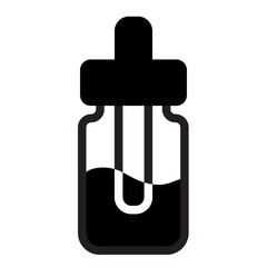 Liquid Supplement Dropper Line Icon of Supplements Icon Set