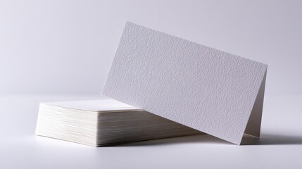 A professional business card with elegant corporate design, representing modern business identity.