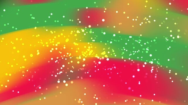 abstract rasta background with glittering particles perfect for vibrant website design creating a dynamic modern feel with rastafarian aesthetic elements.