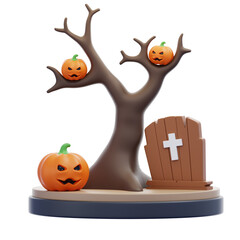 Dead Tree 3D Icon