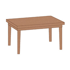 colorful illustration of table icon