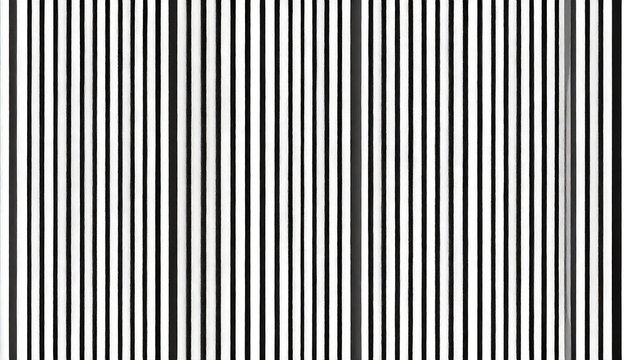 Abstract vertical black and white lines pattern resembling a digital barcode or glitch effect, creating a modern geometric background.