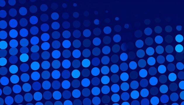 Abstract blue circles