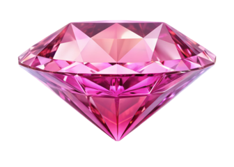 pink diamon png image on transparent background