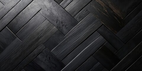 Dark Wood Herringbone Pattern Texture Adds Depth And Sophistication To Interiors