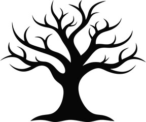 Stylish Manzanita Silhouette Vector Natural and Elegant