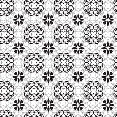 black and white seamless pattern