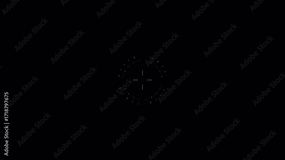 Poster abstract geometric pattern with glowing lines and particles.