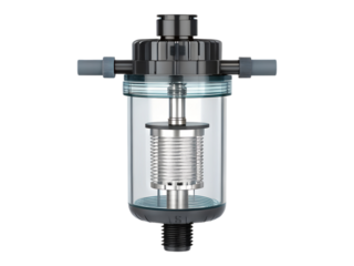 Water filter isolated on transparent background