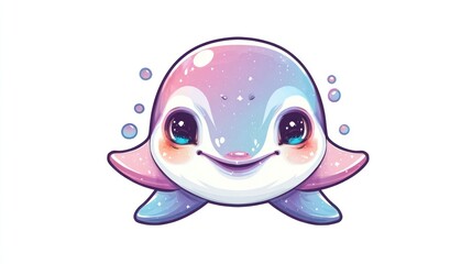 Obraz premium Cute dolphin illustration