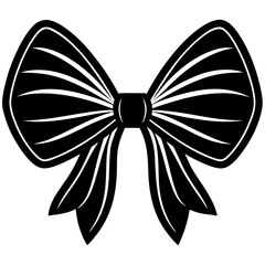 Pink Bow or Ribbon Vector | Elegant Decorative AI Graphic Design File for Microstock
