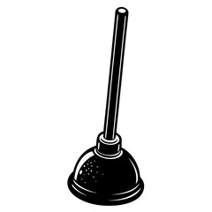 Plunger Icon Vector | AI Graphics Design File for Microstock Download