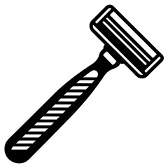 Minimal Razor Icon Vector | AI Graphics Design File for Microstock Download