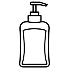 Modern Soap Dispenser Icon Vector – AI Graphics Design for Microstock