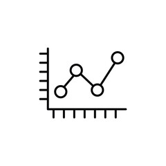 Business Analytics Outline Icon illustration