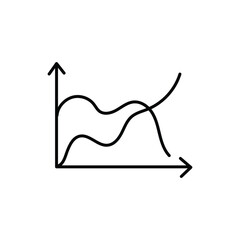 Business Analytics Outline Icon illustration