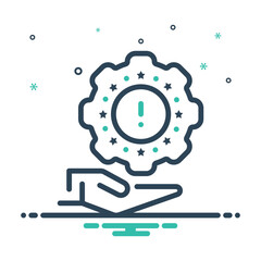 Fototapeta premium Mix icon for regard