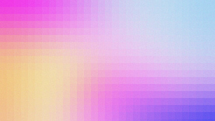 Vibrant Aurora Borealis Pixelated Gradient Background Design
