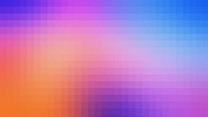 Abstract Grainy Pixel Gradient Background with Retro Noise Texture
