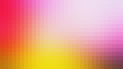 Abstract Grainy Pixel Gradient Background with Retro Noise Texture
