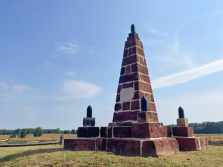 Original Monument to Union Soldiers on Manassas Battlefield