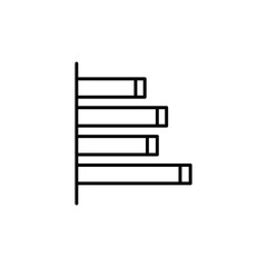 Business Analytics Outline Icon illustration