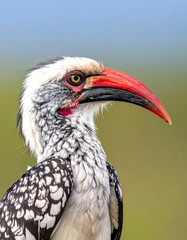 Obraz premium Close-up profile of a colorful bird