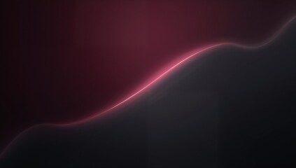 Light wisp abstract red and pink glow on dark black background