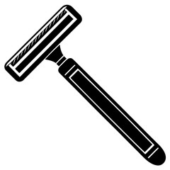 Razor Vector on White Background &ndash; Sharp Blade Illustration for Digital Design