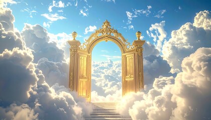 Golden gate to heavens