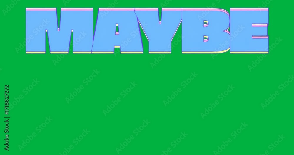 Poster graphic designers using bold maybe text floating on transparent background, showing neon outlines