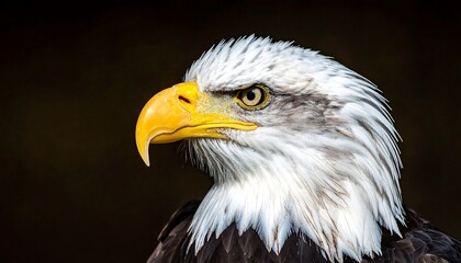 Obraz premium Close-up profile of an eagle (3)