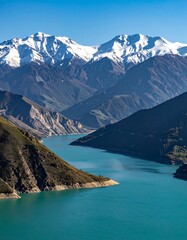 Obraz premium Mountain lake vista (3)