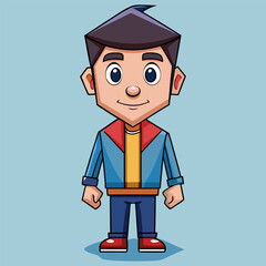 Human 3D Cartoon, Abstract, Minimal 3D Character. Minimal 3D Cartoon Human Character – Cute Abstract Figure for Web, App, Branding and Social Media.