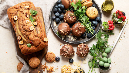 Different desserts
