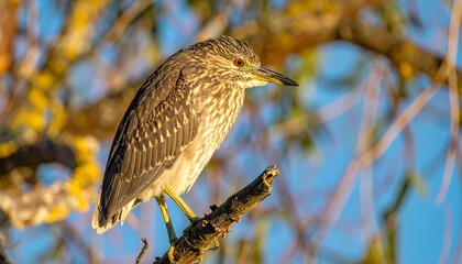 Bird perched on branch (2)