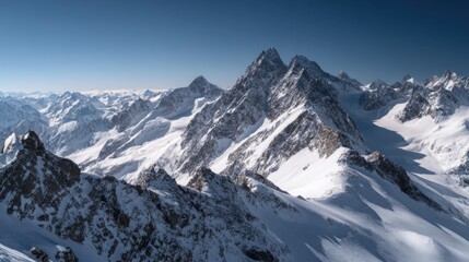 A Sweeping Panoramic View of the Majestic Swiss Alps