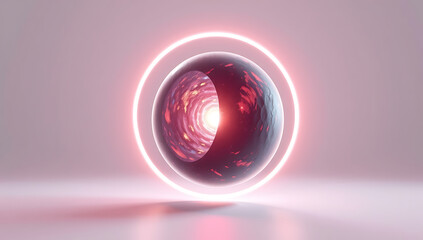 3d render of an abstract sphere