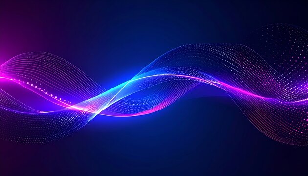 Abstract glowing wavy lines (1)