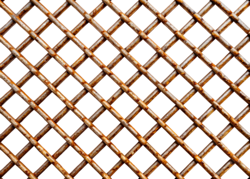 rusty wire mesh png image on transparent background