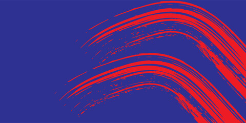 Abstract speed line style blue halftone banner design template. Red and blue halftone dot pattern with grunge texture. Sporty style white and black dot pop art comic, Modern, Eps 10.