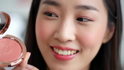 Beauty Routine Flawless Blush Application for a Radiant Glow